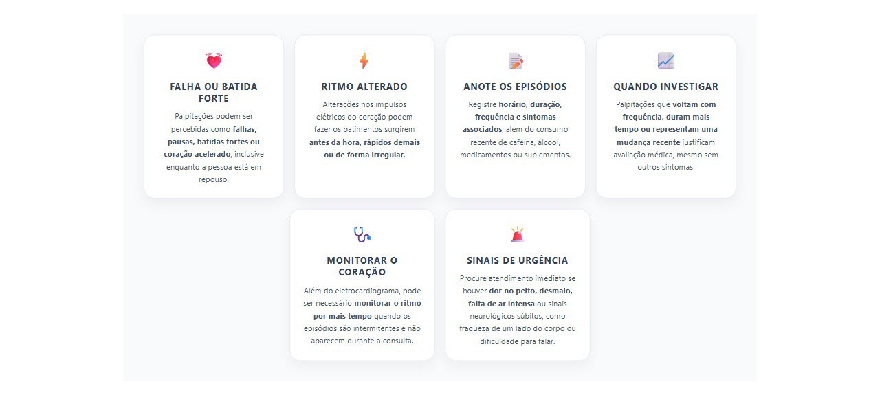 Batimento irregular em repouso: quando as palpitações precisam de avaliação