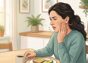 Dor e estalos na mandíbula ao mastigar podem envolver a articulação temporomandibular.