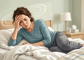Tontura ao virar na cama pode causar uma sensação súbita de que o ambiente está girando.