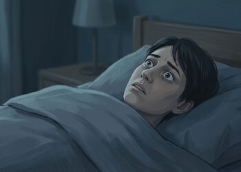 Na paralisia do sono, a pessoa pode acordar consciente, mas sem conseguir mover o corpo por alguns instantes.