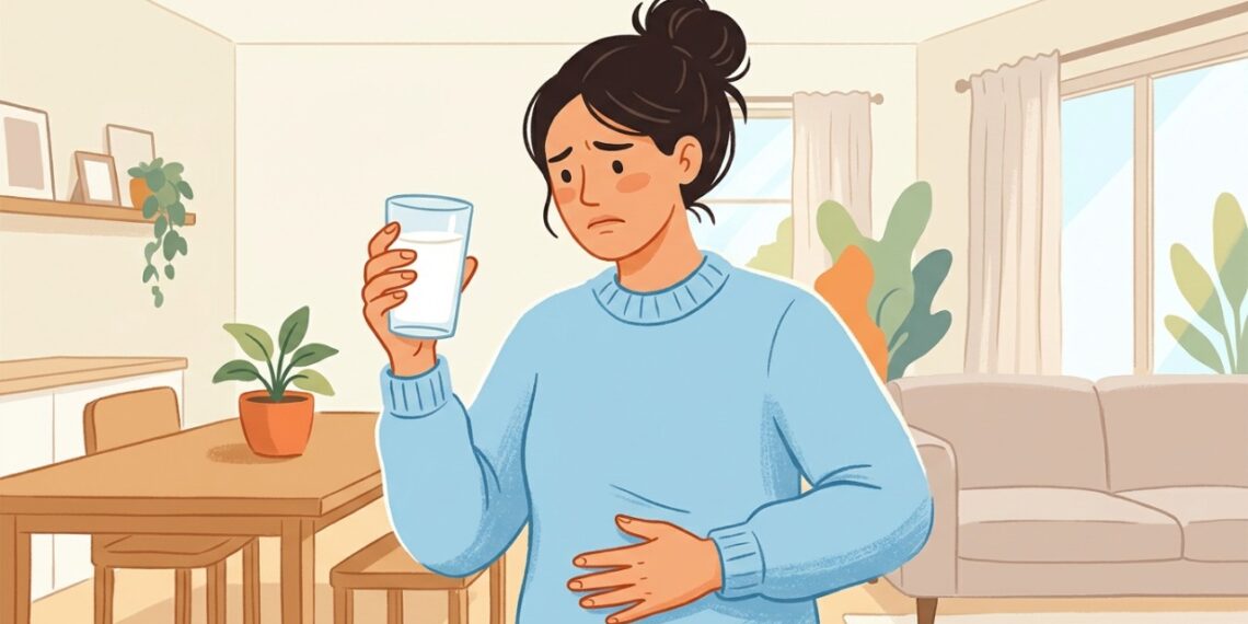 Diarreia, gases e cólicas após consumir leite podem levantar suspeita de intolerância à lactose.