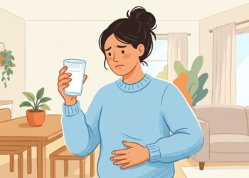 Diarreia, gases e cólicas após consumir leite podem levantar suspeita de intolerância à lactose.