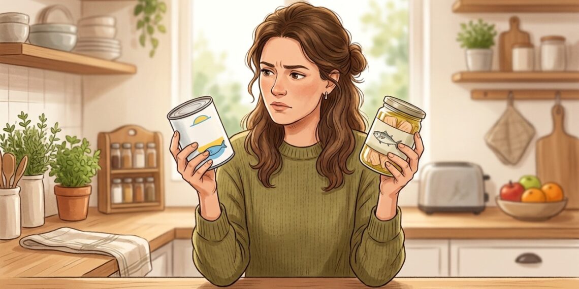 O tipo de atum indicado na lata pode estar relacionado a diferentes concentrações de mercúrio.