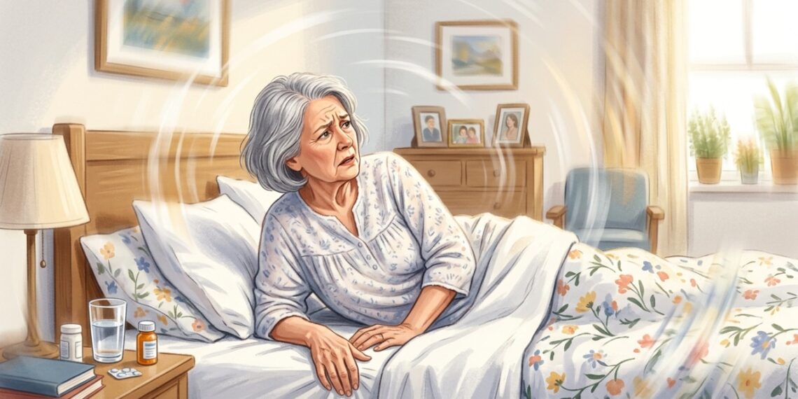 Virar a cabeça na cama pode desencadear vertigem quando há alterações no sistema de equilíbrio do ouvido interno.