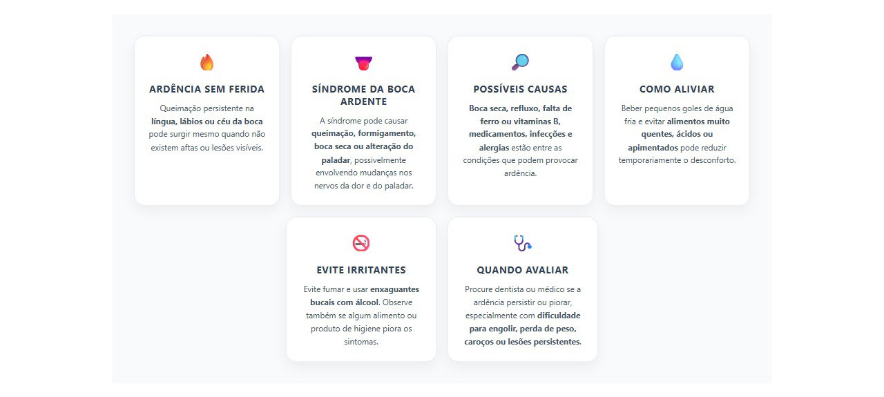 Boca ardendo sem feridas: 6 possíveis causas e sinais de atenção