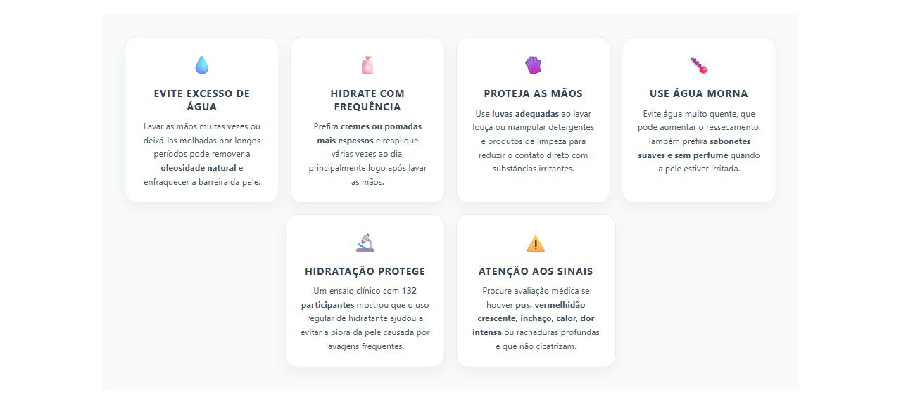 Dedos rachados e doloridos: 6 cuidados para recuperar a pele