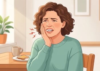 Dor ao morder que melhora ao soltar a pressão pode estar relacionada a um dente rachado.
