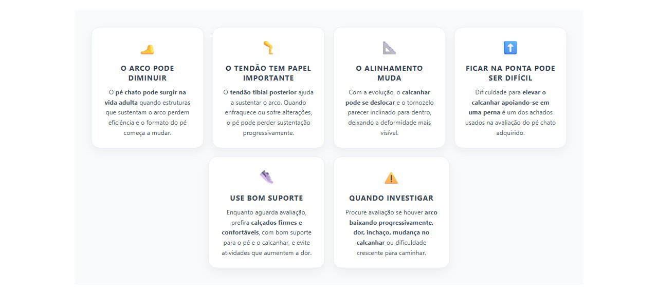 Arco do pé diminuindo na vida adulta: 6 sinais de possível pé chato adquirido