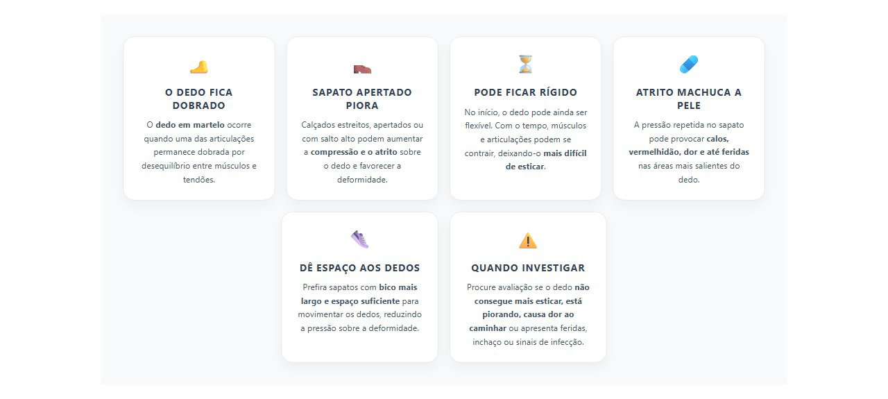 Dedo em martelo: 6 sinais e cuidados para evitar que a deformidade piore