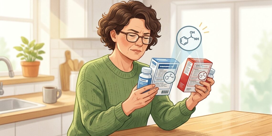 Dois medicamentos diferentes podem conter paracetamol e somar doses sem que a pessoa perceba.