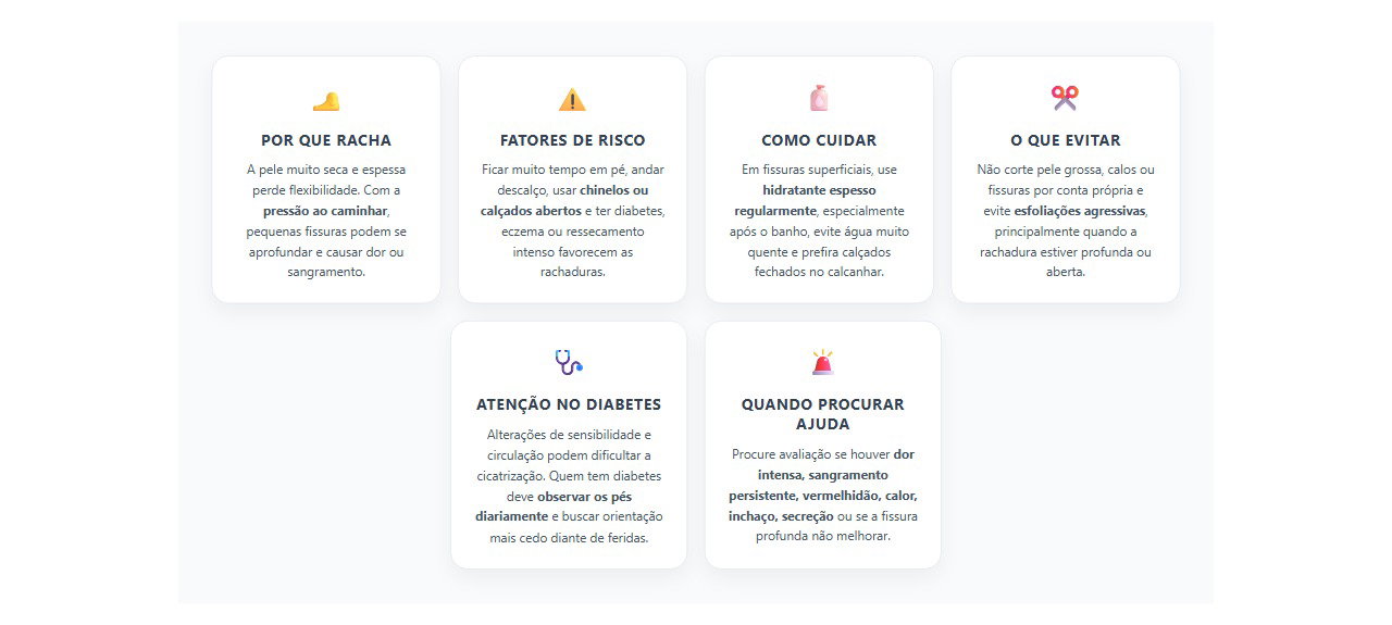 Calcanhar rachado: sinais de alerta e quando o hidratante não basta