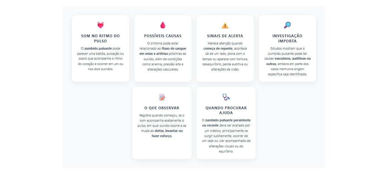 Zumbido pulsante: sinais de alerta ao ouvir o coração bater no ouvido