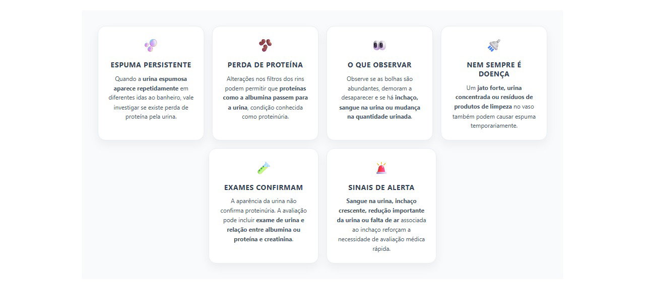 Urina com espuma persistente: quando pode indicar perda de proteína pelos rins