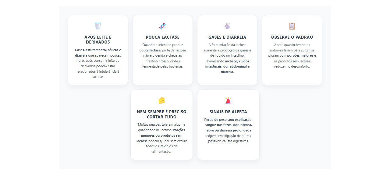 Leite causa estufamento e diarreia? Sinais de intolerância à lactose