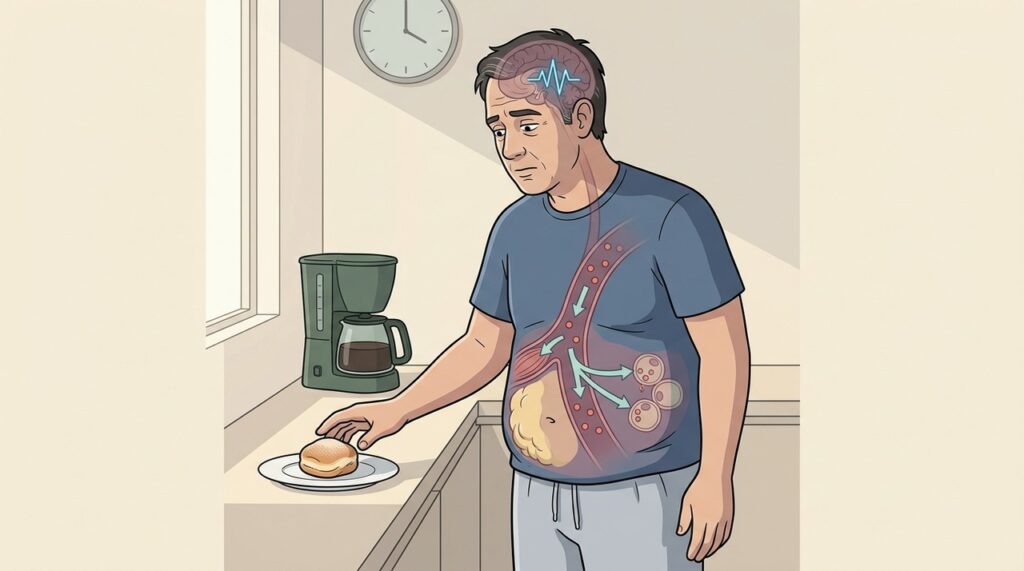 Sono, apetite, insulina e rotina interagem diretamente na regulação do metabolismo.