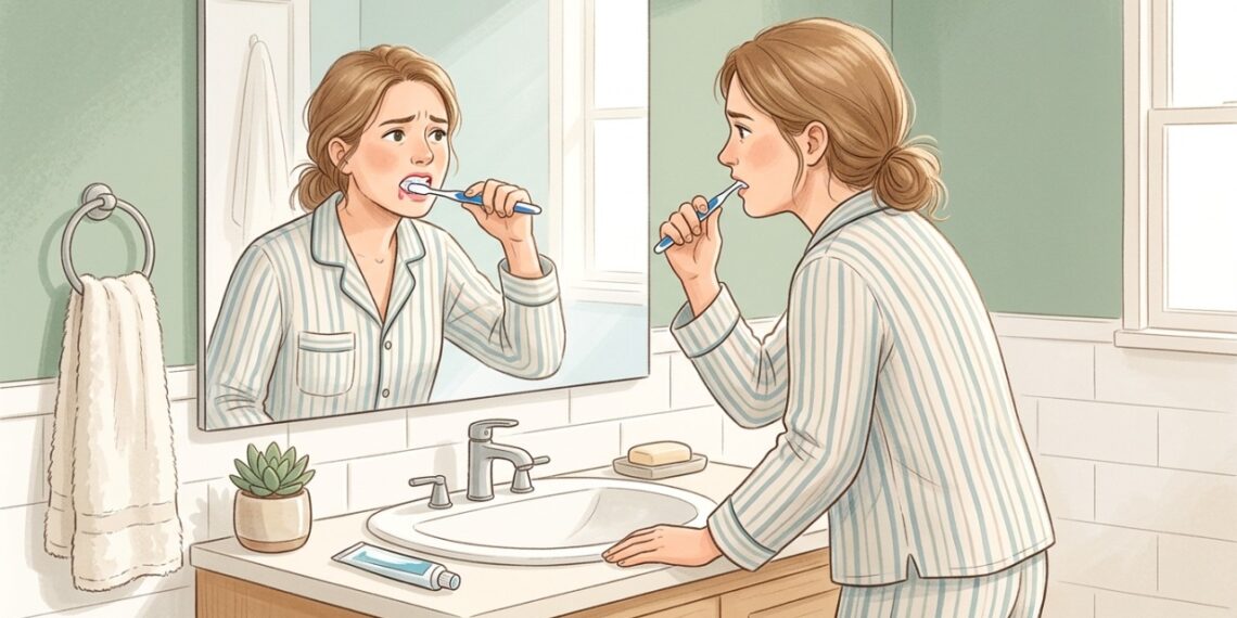 Sangramento frequente ao escovar os dentes pode ser sinal de inflamação na gengiva.