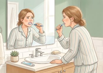 Sangramento frequente ao escovar os dentes pode ser sinal de inflamação na gengiva.
