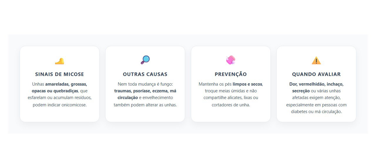 Unha Grossa e Amarelada: Quando Pode Ser Micose