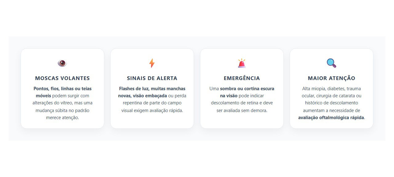 Moscas Volantes e Flashes de Luz: Sinais de Alerta para a Retina