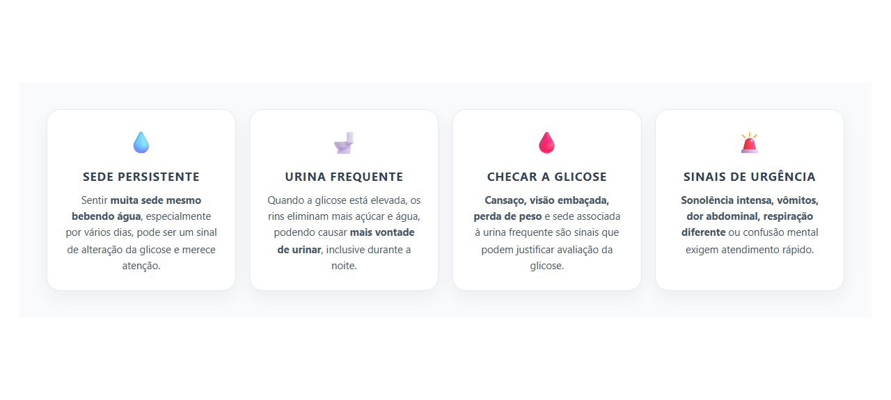 Sede Excessiva: Quando Pode Ser Sinal de Glicose Alta