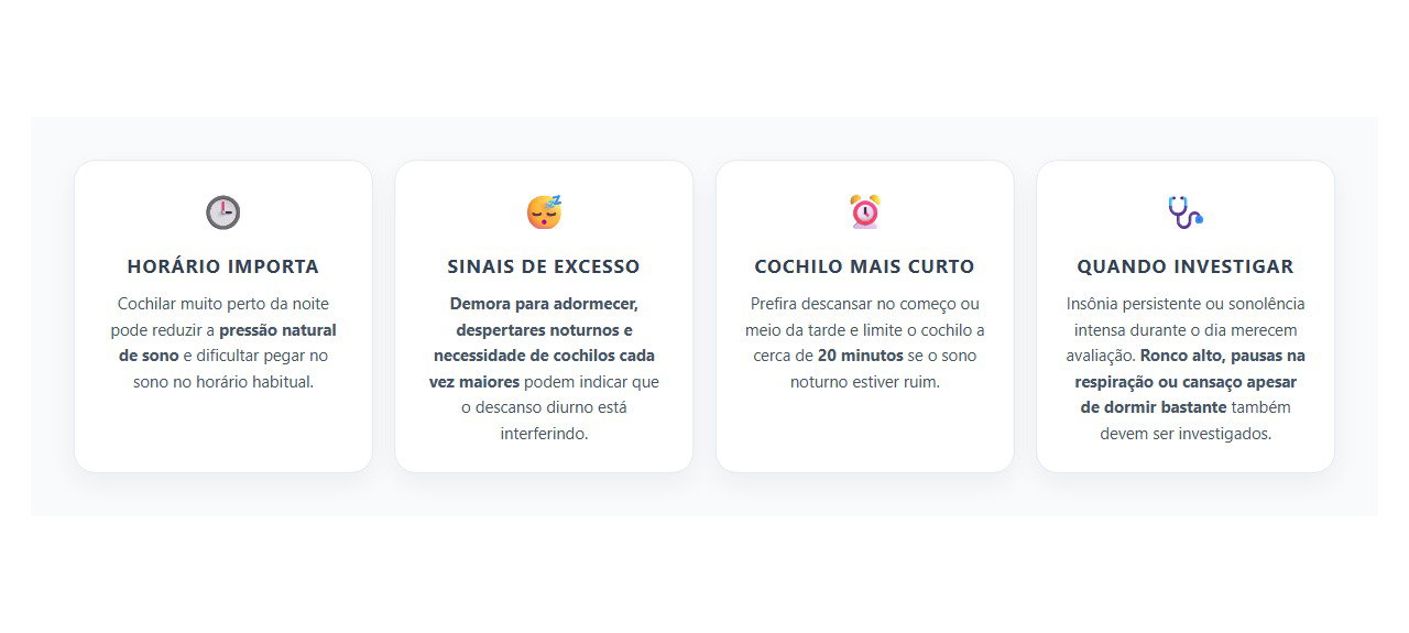 Cochilo no Fim da Tarde: Quando Pode Atrapalhar o Sono da Noite