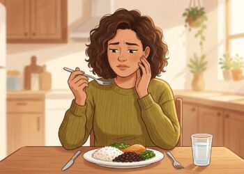 A perda de olfato pode fazer a comida parecer sem sabor mesmo quando o paladar está preservado.