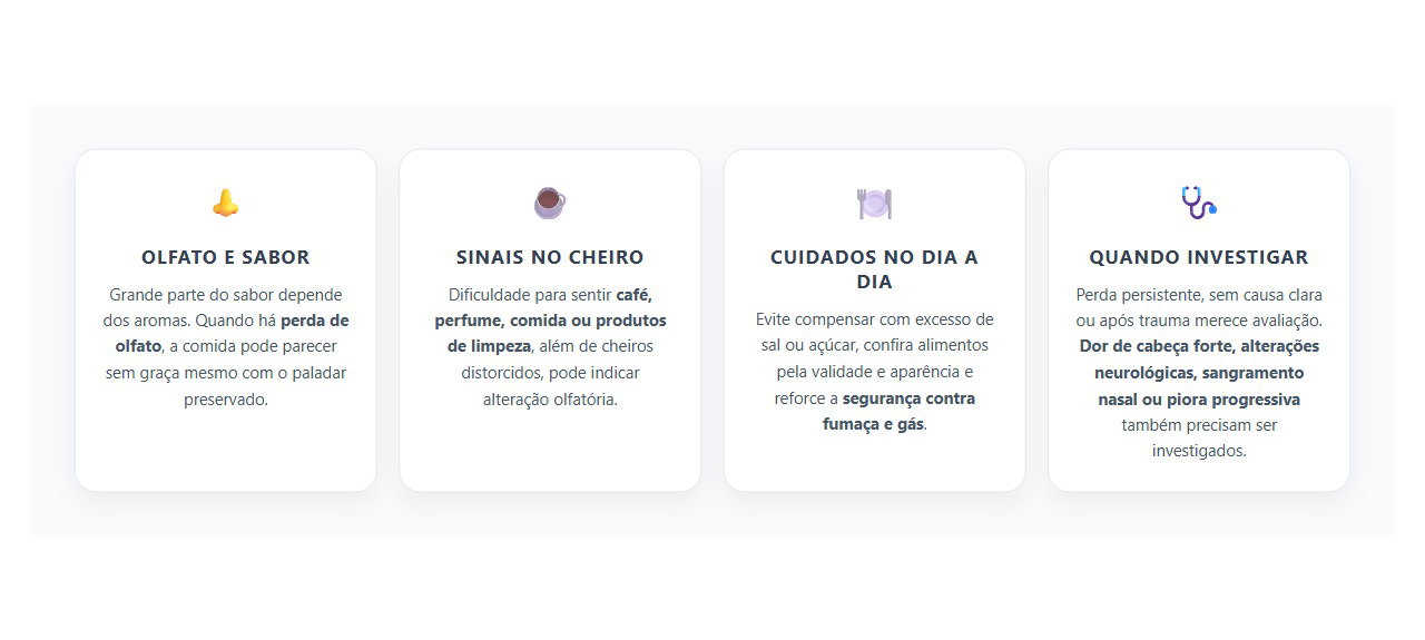 Comida Sem Cheiro e Sem Sabor: Quando a Perda de Olfato Pode Ser a Causa