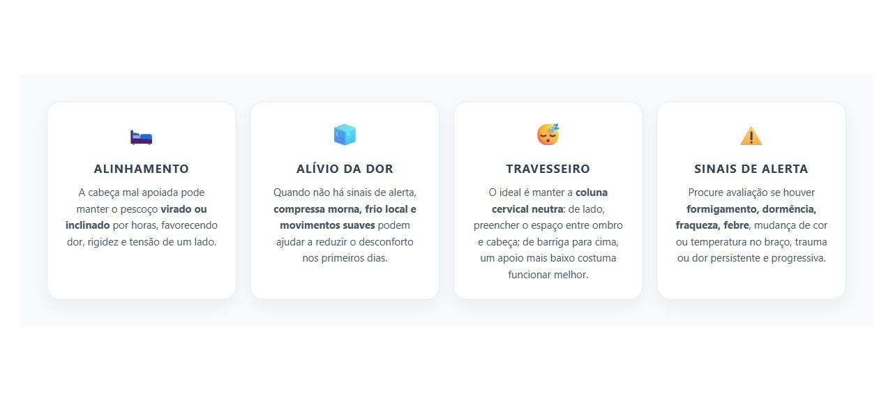 Dor no Pescoço ao Acordar: Ajustes no Sono e Sinais de Alerta