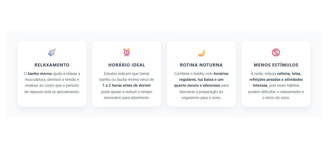 Banho Morno Antes de Dormir: Como o Hábito Pode Facilitar o Sono