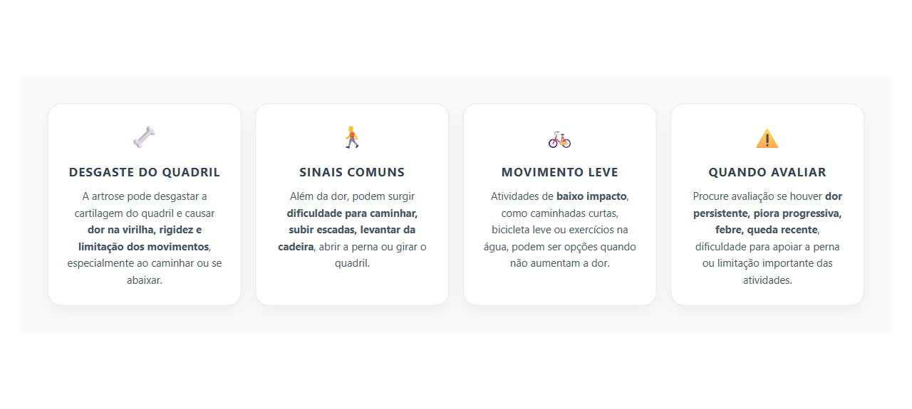 Dor na Virilha e Rigidez: Sinais de Desgaste no Quadril