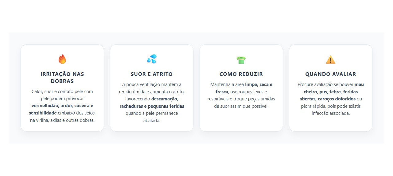 Assadura nas Dobras: Sinais, Cuidados e Quando Procurar Ajuda