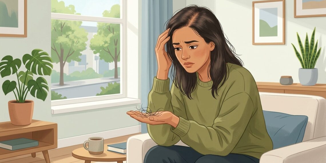 A queda de cabelo pode aumentar meses depois de febre, cirurgia ou períodos de estresse intenso.