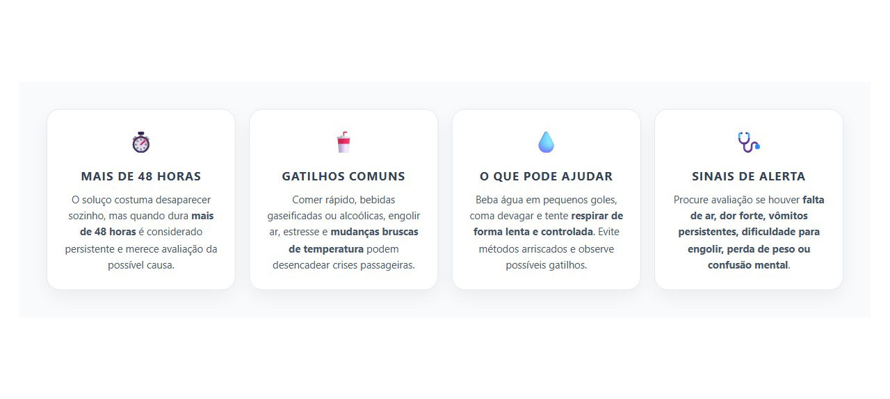 Soluço por Mais de 48 Horas: Quando o Sintoma Merece Investigação