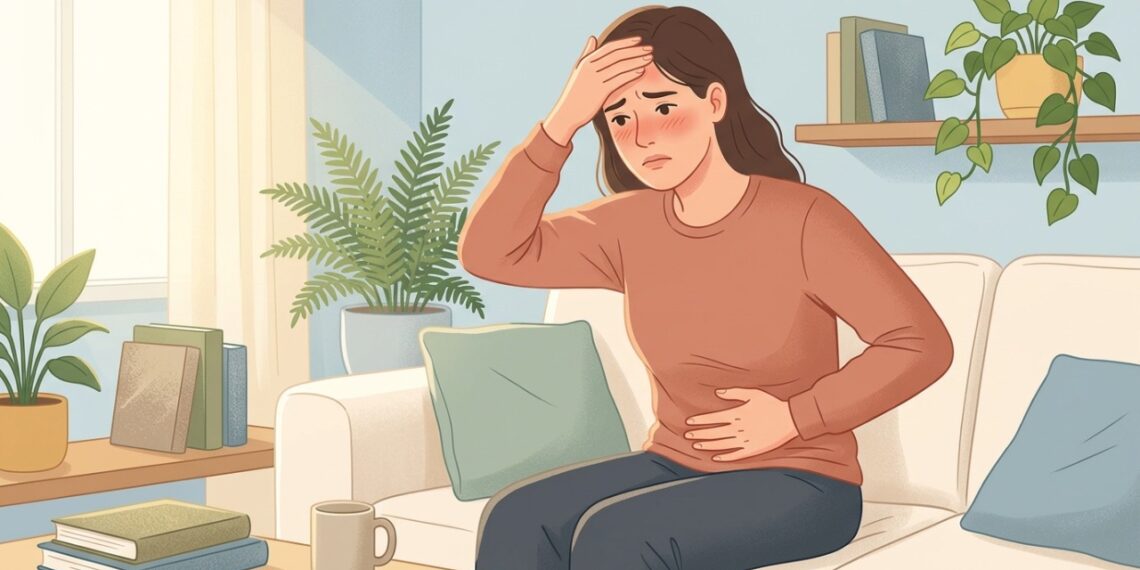 Dor persistente no lado esquerdo da barriga acompanhada de febre pode exigir avaliação médica.