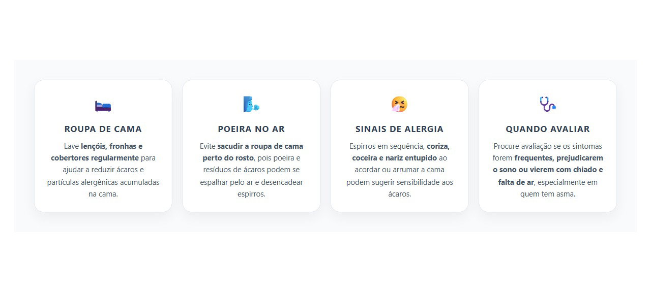 Espirros ao Arrumar a Cama: 4 Sinais de que os Ácaros Podem Estar no Quarto