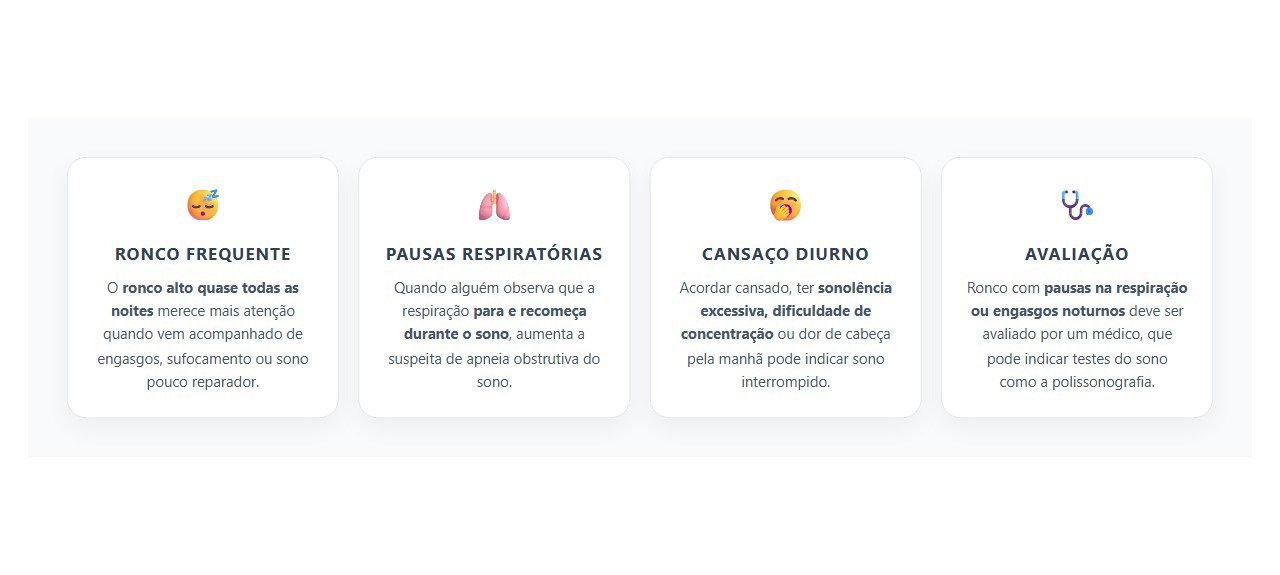 Ronco Alto com Pausas na Respiração: 4 Sinais de Alerta para Apneia do Sono