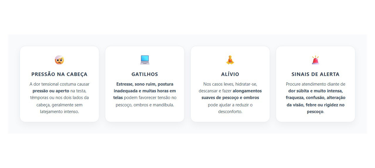 Dor de Cabeça em Forma de Aperto: 4 Sinais de Cefaleia Tensional