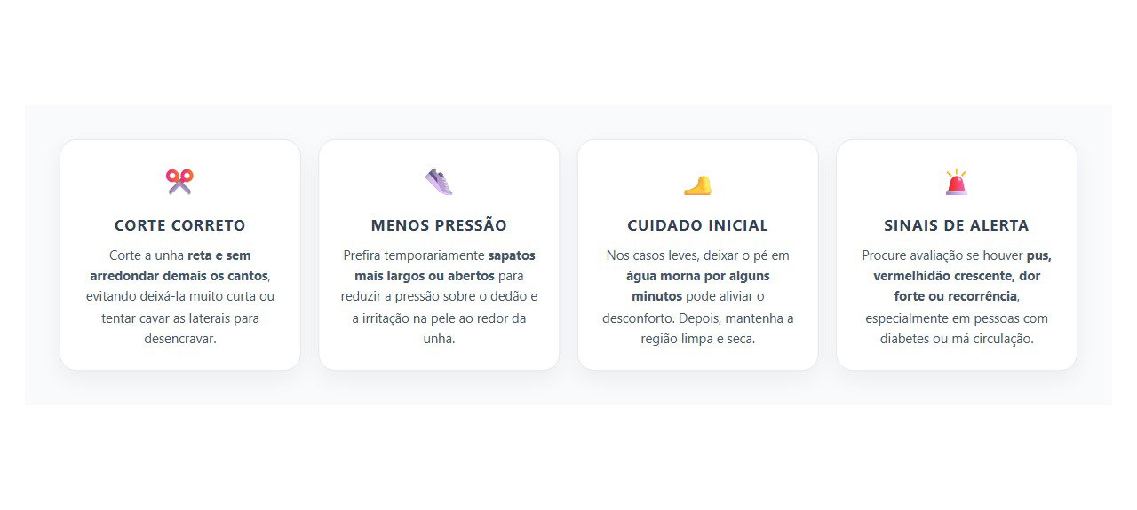 Unha Encravada no Dedão: 4 Cuidados para Aliviar a Dor e Evitar que Piore