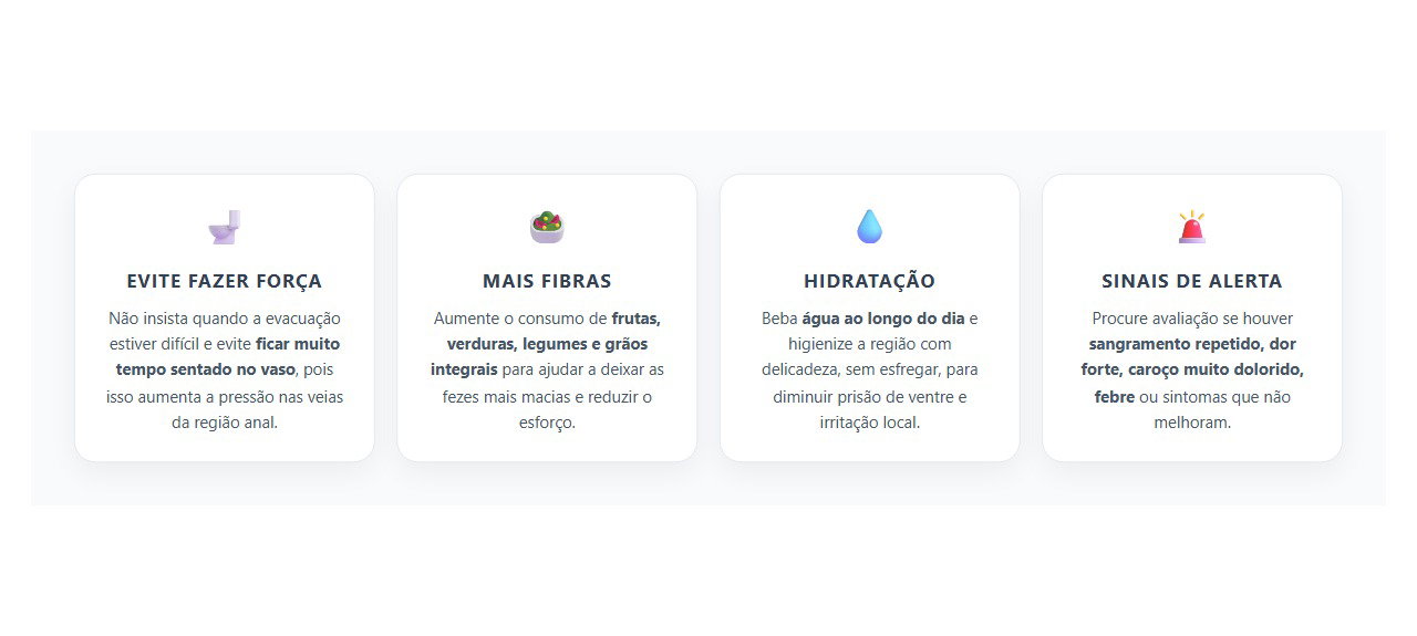 Hemorroida: 4 Cuidados para Aliviar Coceira, Caroço e Esforço ao Evacuar