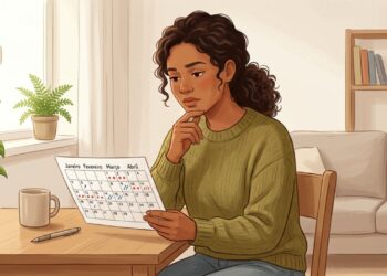 Menstruação irregular após os 40 pode ocorrer durante a transição para a menopausa.