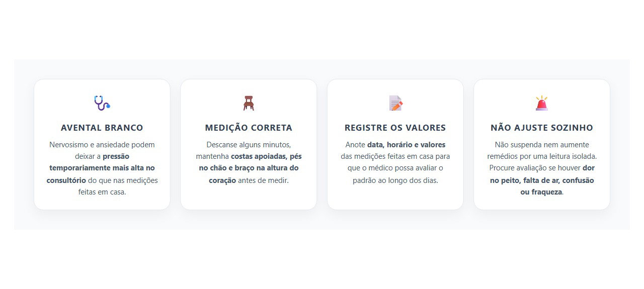 Pressão Alta no Consultório e Normal em Casa: 4 Cuidados para Medir do Jeito Certo