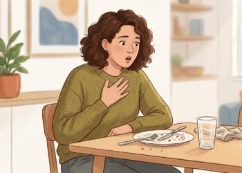 Comer rápido ou demais pode distender o estômago e favorecer episódios de soluço. MedlinePlus +1