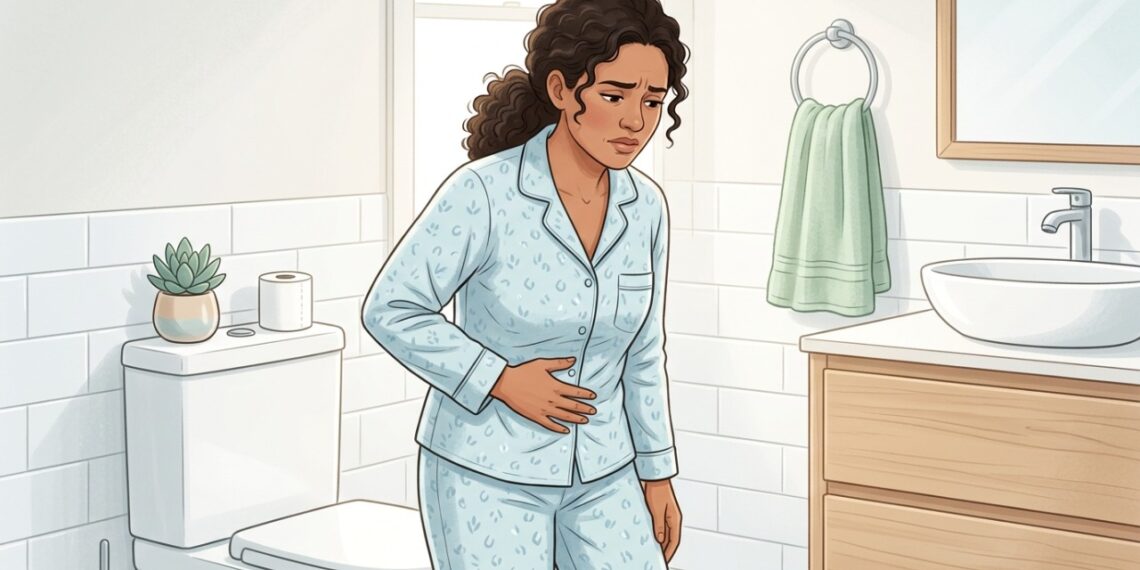 Vontade frequente de urinar com pouco volume pode ocorrer quando a bexiga está mais sensível ou irritada.