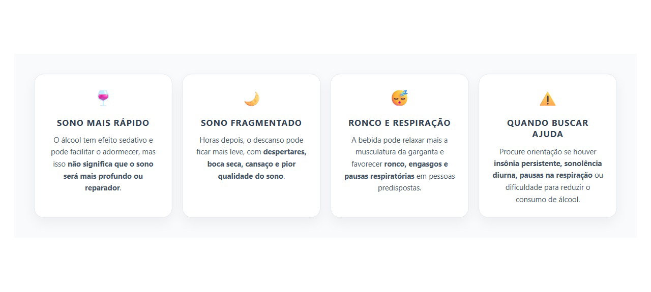 Álcool Antes de Dormir: Por Que Dá Sono, mas Pode Piorar o Descanso