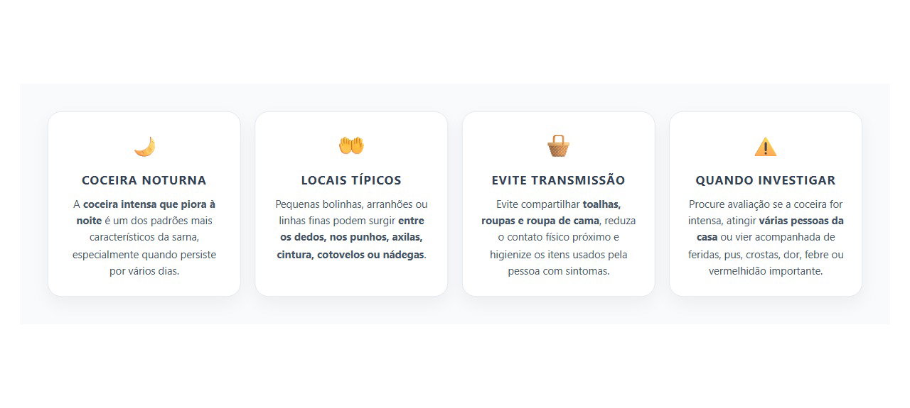 Coceira Noturna Entre os Dedos: Sinais que Podem Indicar Sarna