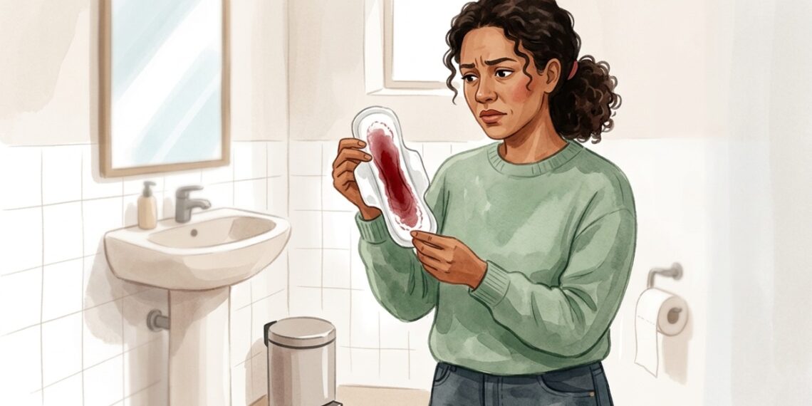 Fluxo menstrual muito mais intenso após os 40 anos merece atenção e avaliação da causa.