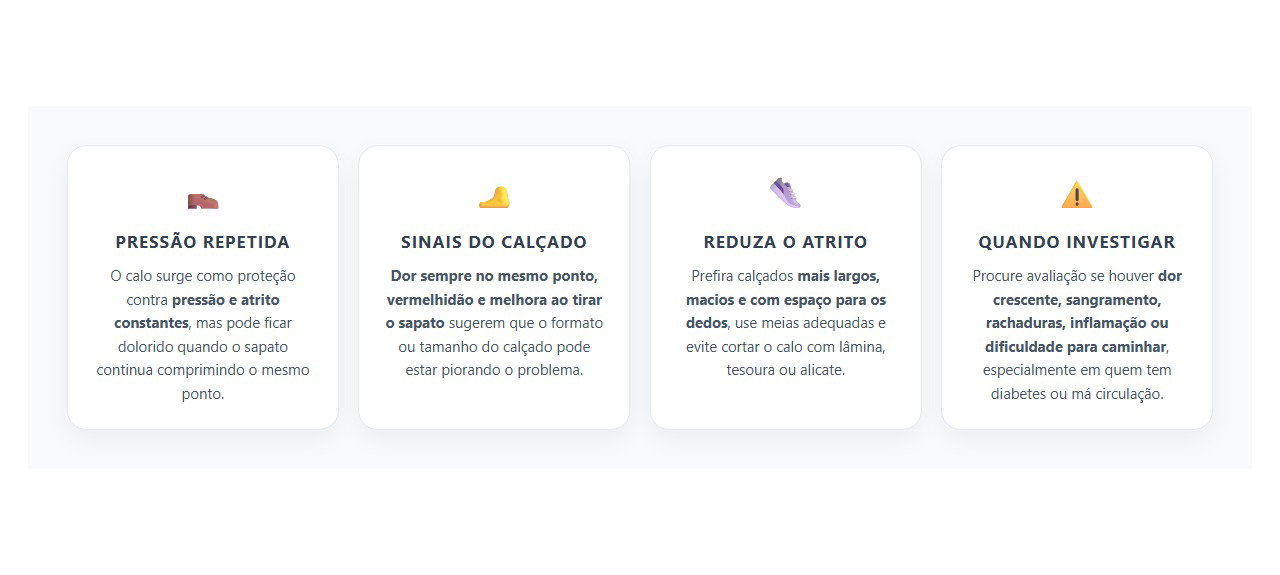 Calo no Pé Dolorido: O Sapato Pode Estar Mantendo o Problema