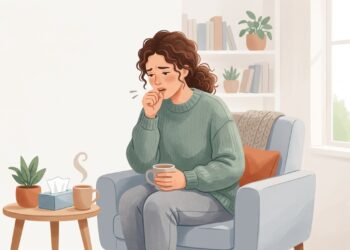 A tosse pode persistir por semanas mesmo depois que os outros sintomas do resfriado melhoram.