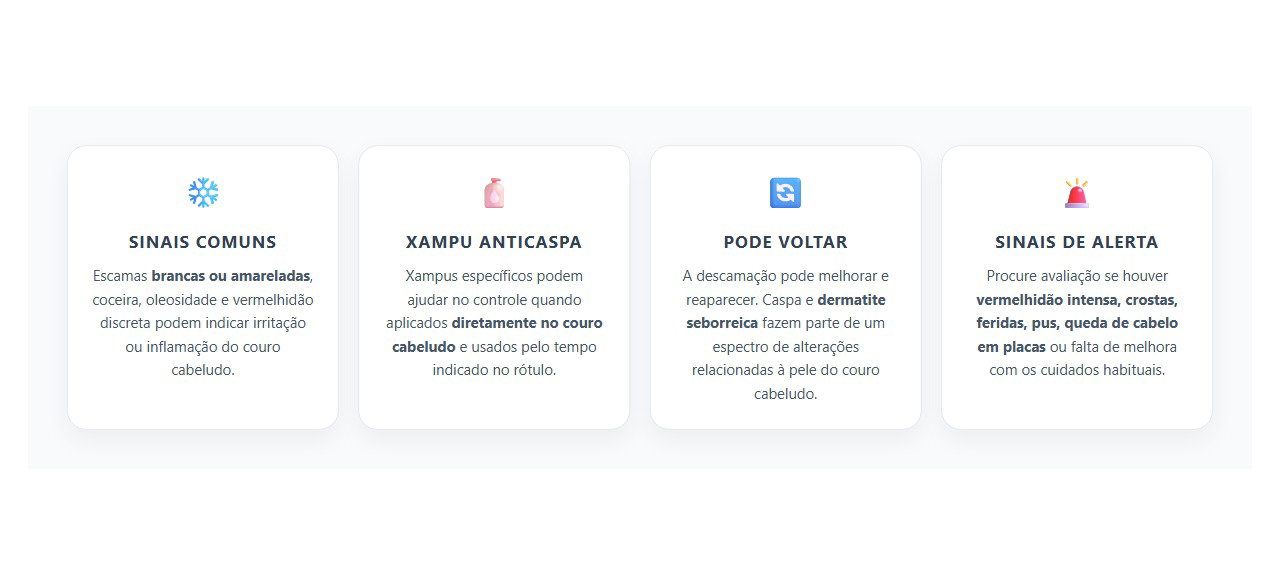 Caspa com Coceira: Sinais de que Pode Ser Inflamação no Couro Cabeludo