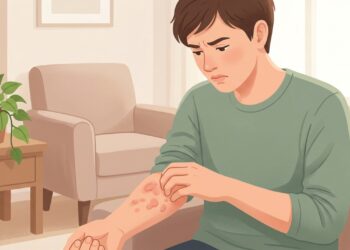 Vergões que coçam e desaparecem em poucas horas podem ser um sinal de urticária.